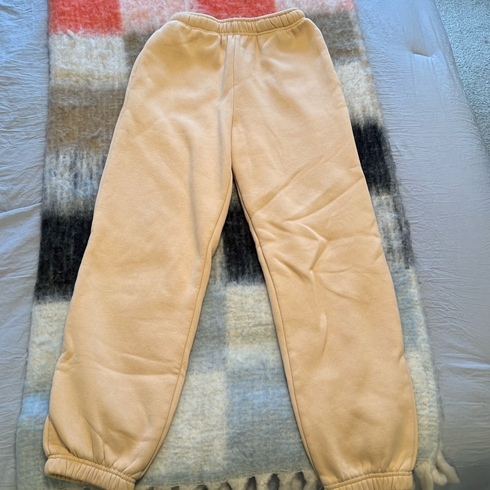 Tan joggers